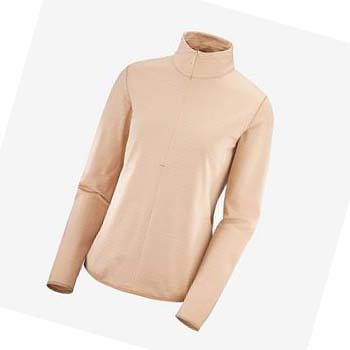 Sudadera Con Capucha Salomon ESSENTIAL LIGHTWARM Mujer Rosas | MX 2522BEX